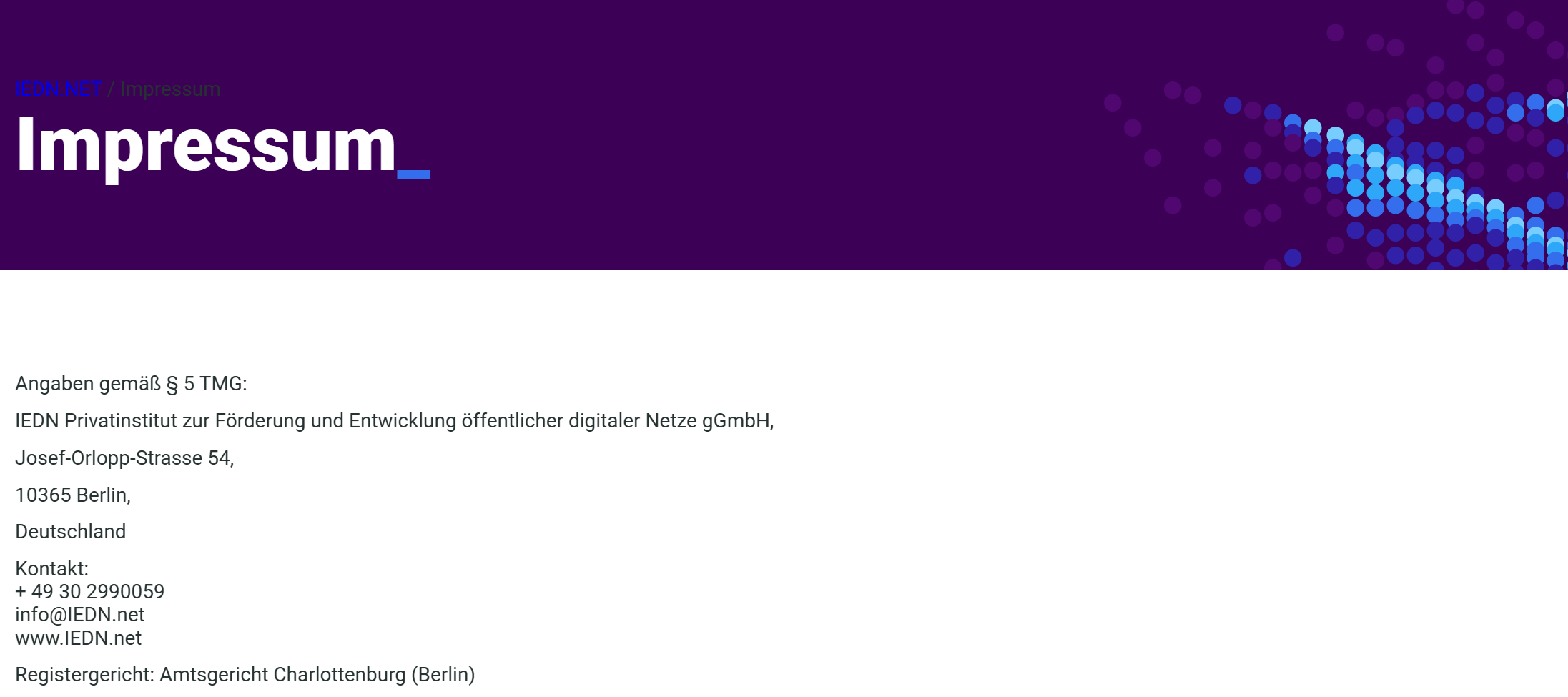 Скриншон сайта IEDN.net