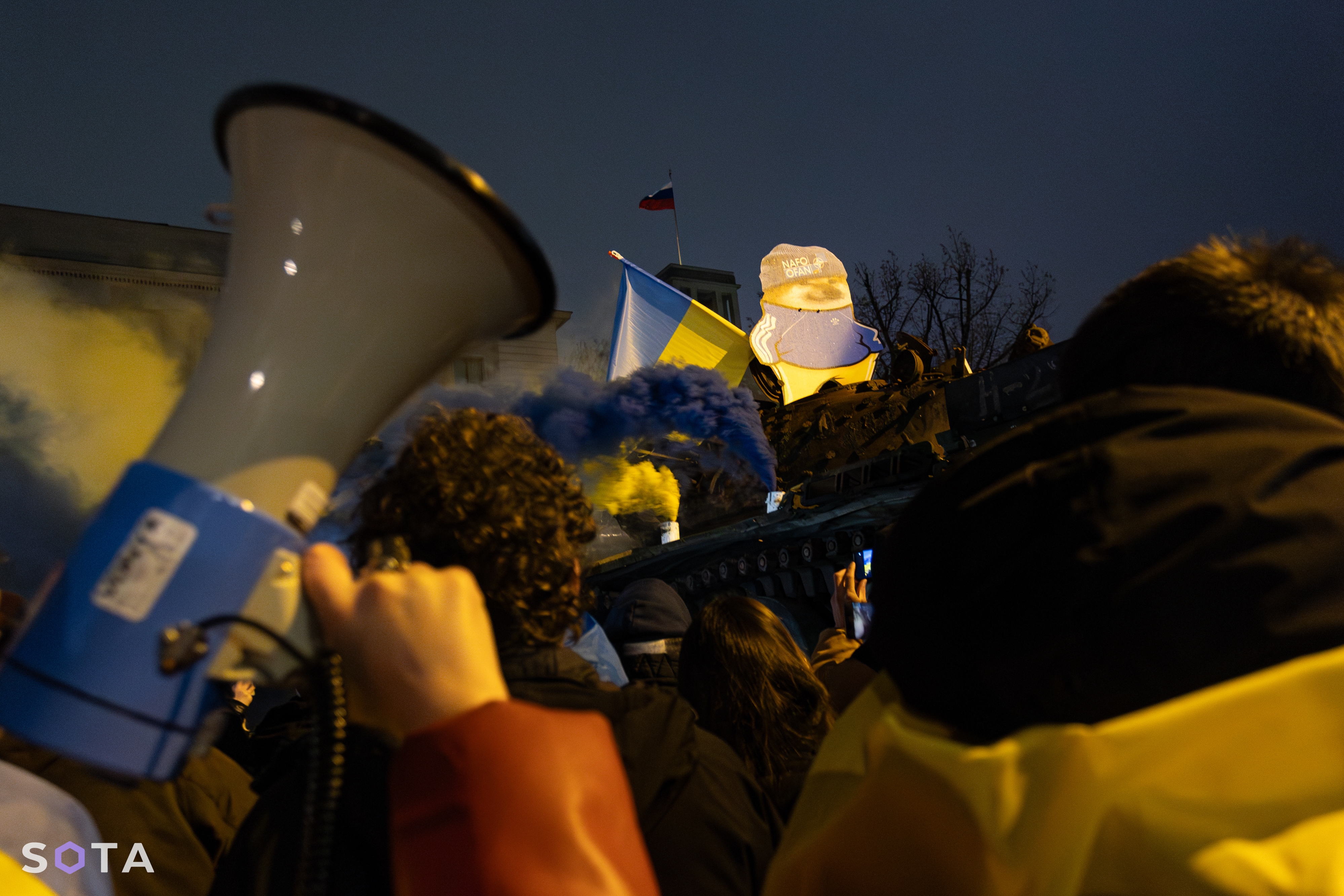 Митинг в Берлине у российского посольства на годовищину войны с Украиной
Руслан Терехов / SOTA